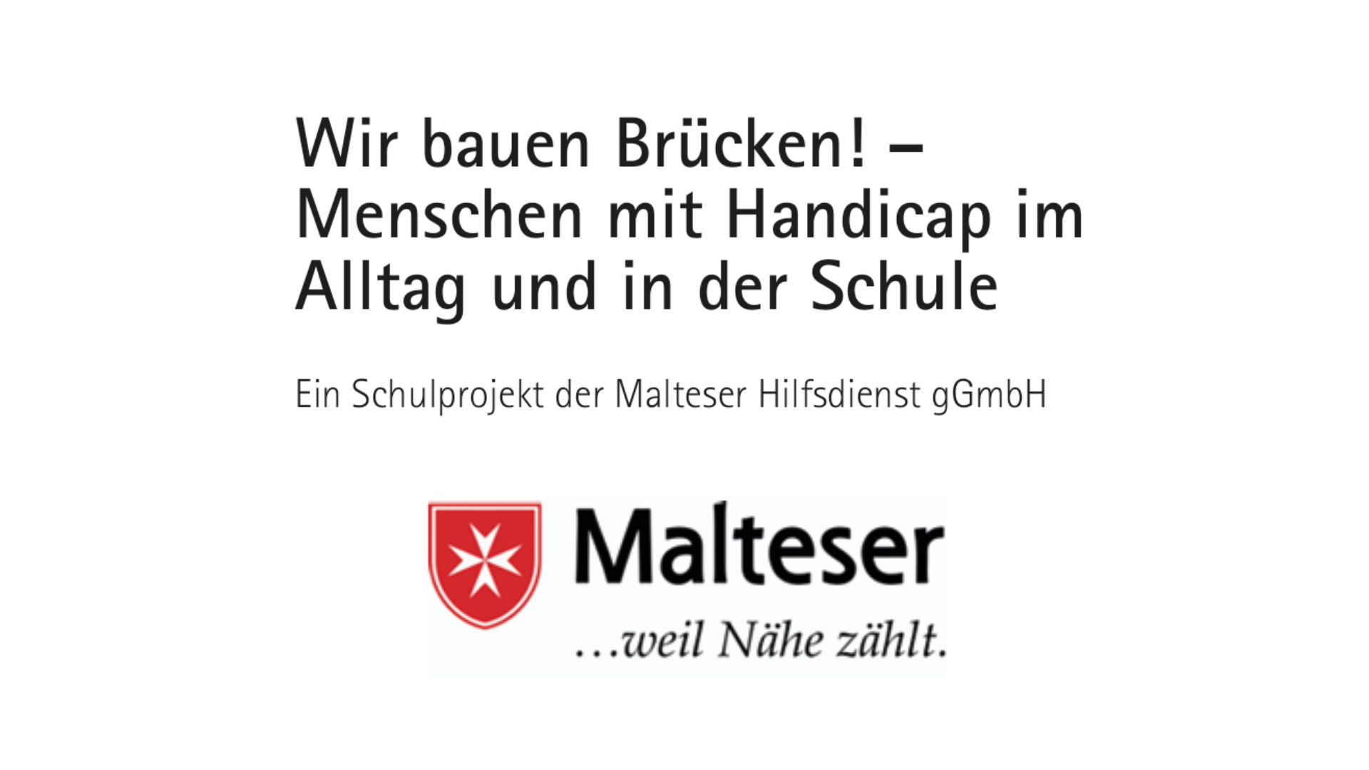 Workshop "Brücken bauen!"